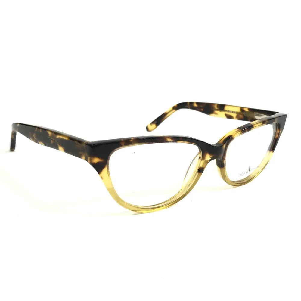 Adin Thomas Eyeglasses Frames AT-254 C3 Citron Yellow Tortoise 52-16-138